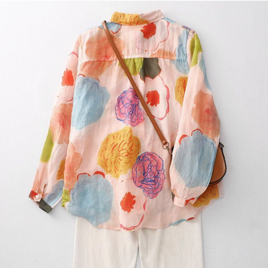 Pure Cotton Printed Full Sleeve Casual Shirt