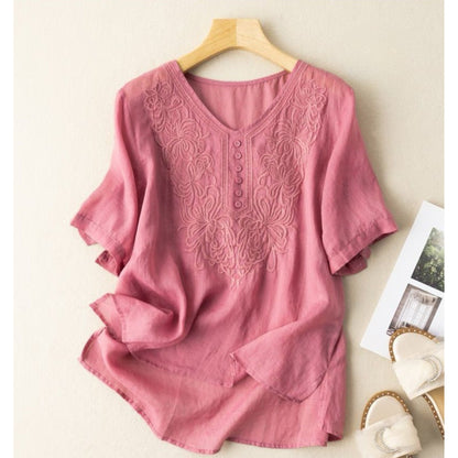 Pure Cotton Embroidered Comfortable Top