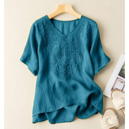 Pure Cotton Embroidered Comfortable Top