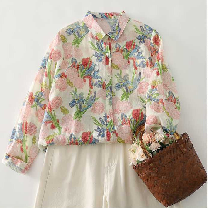 Pure Cotton Printed Full Sleeve Casual Shirt