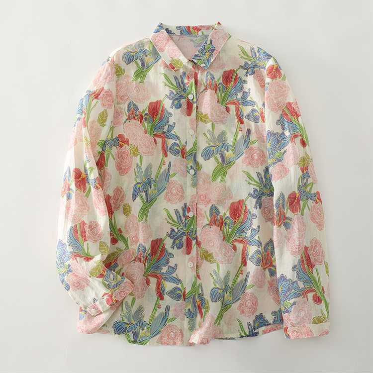 Pure Cotton Printed Full Sleeve Casual Shirt