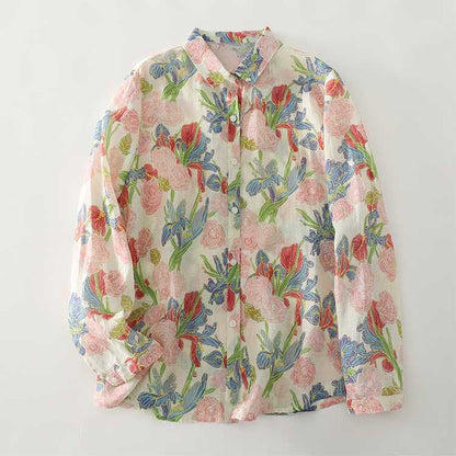 Pure Cotton Printed Full Sleeve Casual Shirt